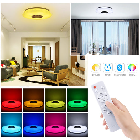 Smart Music LED ceiling Lights RGB Dimmable